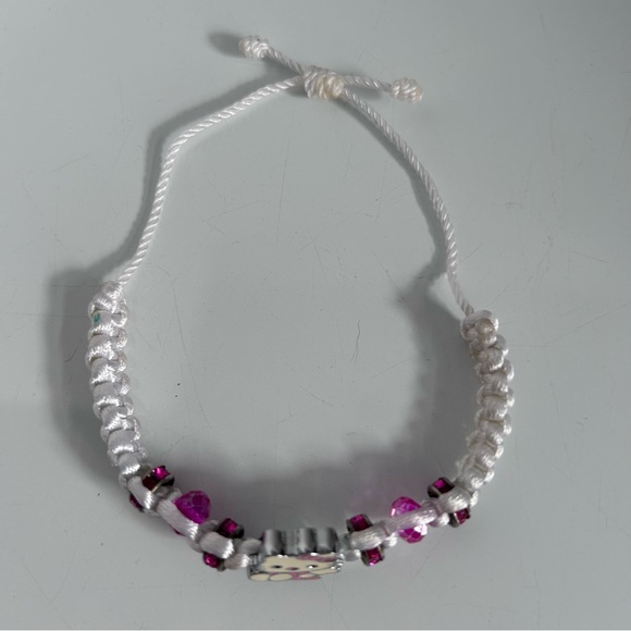 Hello Kitty bracelet 5”- 10” circumference handmade - Picture 2 of 6